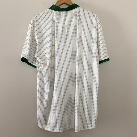 SWANNIES GOLF Mens Miles Polo Short Sleeve Hunter Green White Size XXL - Picture 4 of 16